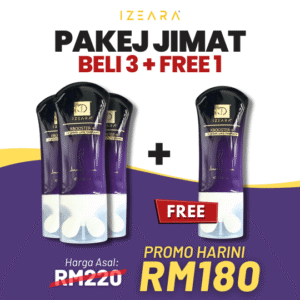 Flash Deal Buy 3 + Free 1 - RM180 (4 Botol) WL