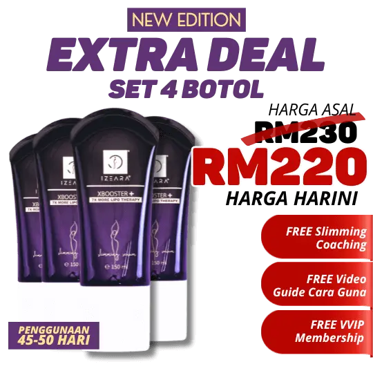XBOOSTER PLUS EXTRA MEMBERSHIP (4 BOTOL)